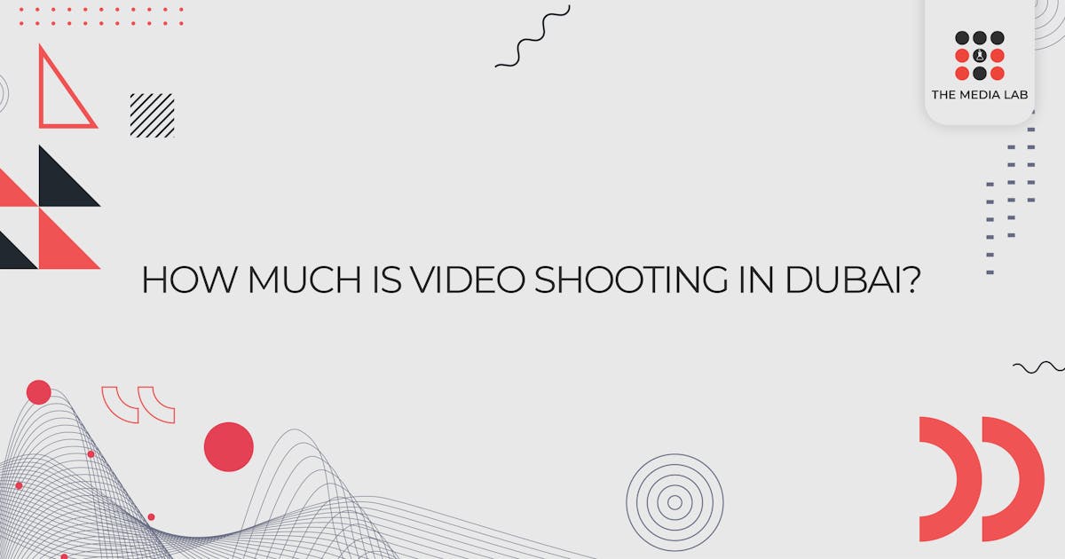 Video shooting in Dubai