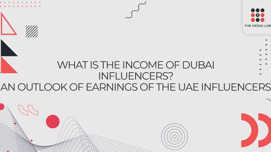 Income of Dubai influencers